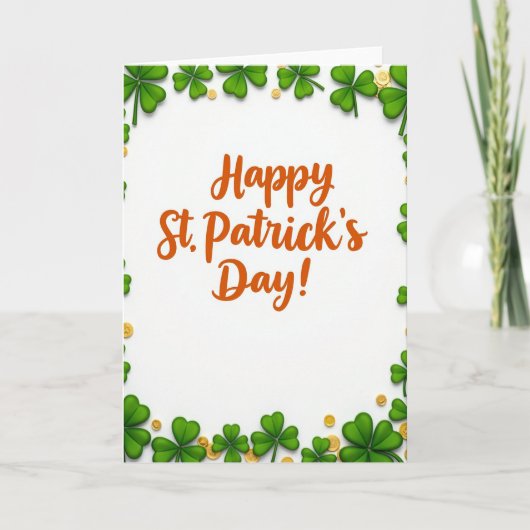 St. Patricks Day Karte für den Ehemann (Vorderseite)