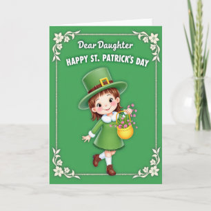 St. Patrick's Day Karte für Tochter