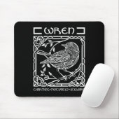 St Patricks Day keltischer Knoten Sternzeichen Zau Mousepad (Mit Mouse)