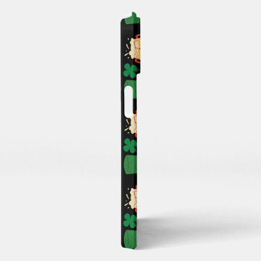 St. Patrick's Day keltisches, irisches lustiges Bi iPhone Hülle (Rechte Seite)