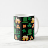 St. Patrick's Day keltisches, irisches lustiges Bi Kaffeetasse (VorderseiteRechts)