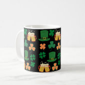 St. Patrick's Day keltisches, irisches lustiges Bi Kaffeetasse (Vorderseite Links)