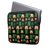 St. Patrick's Day keltisches, irisches lustiges Bi Laptopschutzhülle (Vorderseite Links)