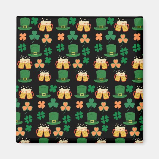 St. Patrick's Day keltisches, irisches lustiges Bi Magnet (Vorne)