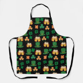 St. Patrick's Day keltisches, irisches lustiges Bi Schürze (Vorderseite)