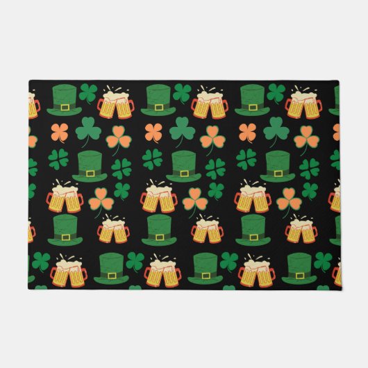 St. Patrick's Day keltisches, irisches lustiges Mu Fußmatte (Vorderseite)