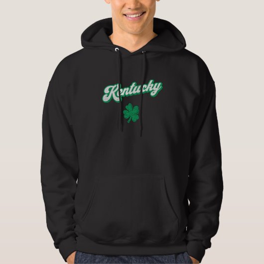 St Patrick's Day Kentucky Hoodie (Vorderseite)