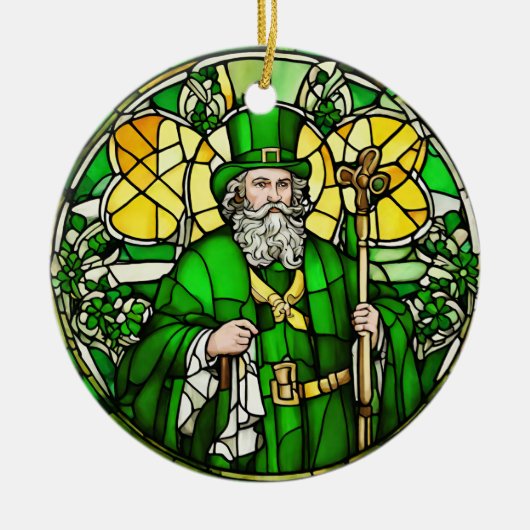 St Patricks Day Keramik Ornament (Vorne)