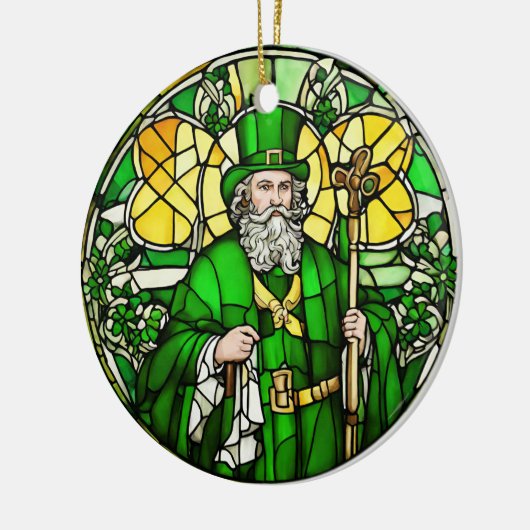 St Patricks Day Keramik Ornament (Links)