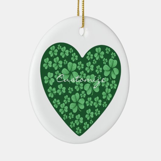 St. Patrick's Day Keramik Ornament (Rechts)