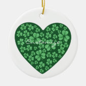 St. Patrick's Day Keramik Ornament (Vorne)