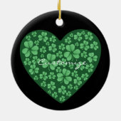 St. Patrick's Day Keramik Ornament (Hinten)