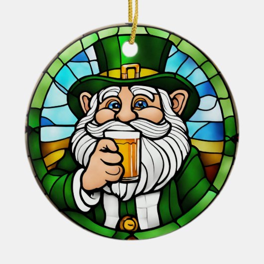 St Patricks Day Keramik Ornament (Vorne)
