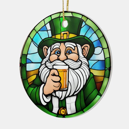 St Patricks Day Keramik Ornament (Links)