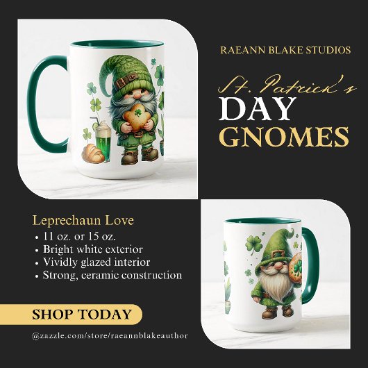 St. Patrick's Day Keramik-Tasse Tasse