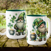 St. Patrick's Day Keramikbecher Zweifarbige Tasse