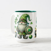 St. Patrick's Day Keramikbecher Zweifarbige Tasse (Vorderseite Links)