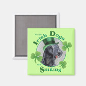 St. Patrick's Day Kerry Blue Terrier Magnet (Vorderseite/Rückseite)
