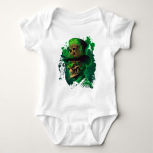St. Patrick's Day Kindermädchen Weißer Bodysuit Baby Strampler