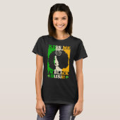 St Patricks Day Kiss Me I'm Black Irish Melanin Ir T-Shirt (Vorne ganz)