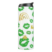 St Patricks Day Kiss me I'm Irish Tumbler Thermosbecher (Nach links gedreht)