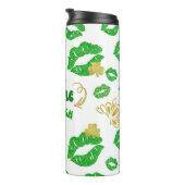 St Patricks Day Kiss me I'm Irish Tumbler Thermosbecher (Nach rechts gedreht)