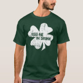 St. Patrick's Day Kiss Me T - Shirt (Vorderseite)