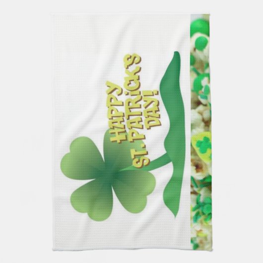 St Patrick's Day Kitchen Handtuch (Vertikal)