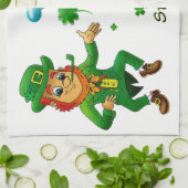 St Patrick's Day Kitchen Handtuch (Gefaltet)