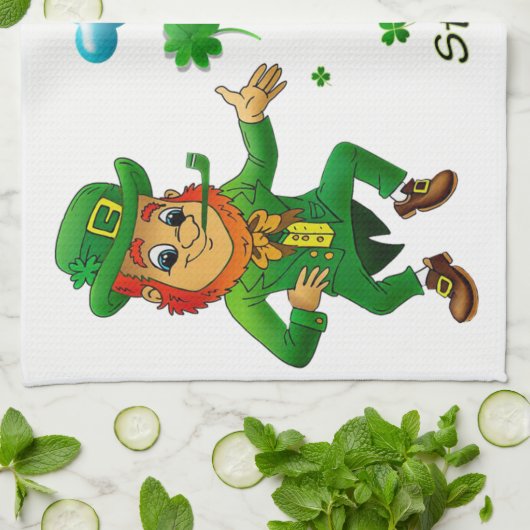 St Patrick's Day Kitchen Handtuch (Gefaltet)