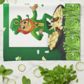 St Patrick's Day Kitchen Handtuch (Gefaltet)