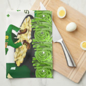 St Patrick's Day Kitchen Handtuch (Viertel Falte)