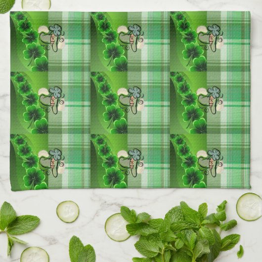 St Patrick's Day Kitchen Handtuch (Gefaltet)