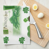 St Patrick's Day Kitchen Handtuch (Viertel Falte)