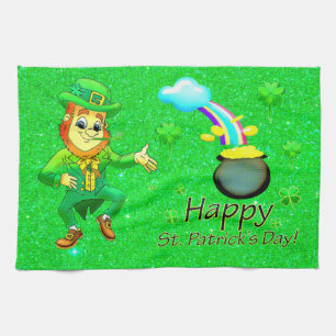 St Patrick's Day Kitchen Handtuch