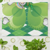 St Patrick's Day Kitchen Handtuch (Gefaltet)
