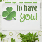 St Patrick's Day Kitchen Handtuch (Gefaltet)