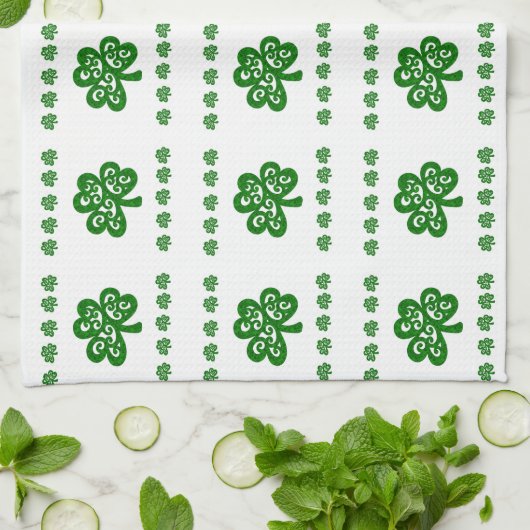 St Patrick's Day Kitchen Handtuch (Gefaltet)