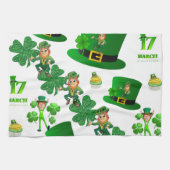 St Patrick's Day Kitchen Handtuch (Horizontal)