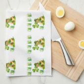 St Patrick's Day Kitchen Handtuch (Viertel Falte)
