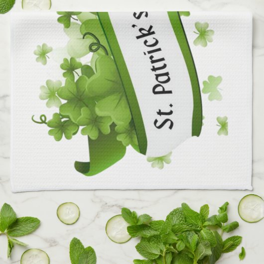 St Patrick's Day Kitchen Handtuch (Gefaltet)