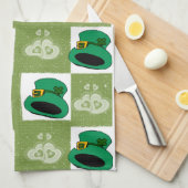St Patrick's Day Kitchen Handtuch (Viertel Falte)