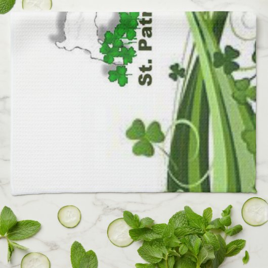 St Patrick's Day Kitchen Handtuch (Gefaltet)