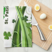 St Patrick's Day Kitchen Handtuch (Viertel Falte)