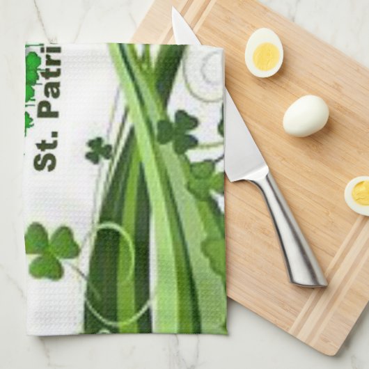 St Patrick's Day Kitchen Handtuch (Viertel Falte)