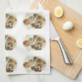 St Patrick's Day Kitchen Handtuch (Viertel Falte)