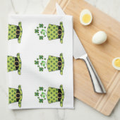 St Patrick's Day Kitchen Handtuch (Viertel Falte)