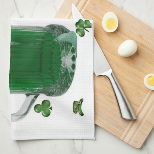 St. Patrick's Day Kitchen Handtuchbeer Geschirrtuch (Viertel Falte)