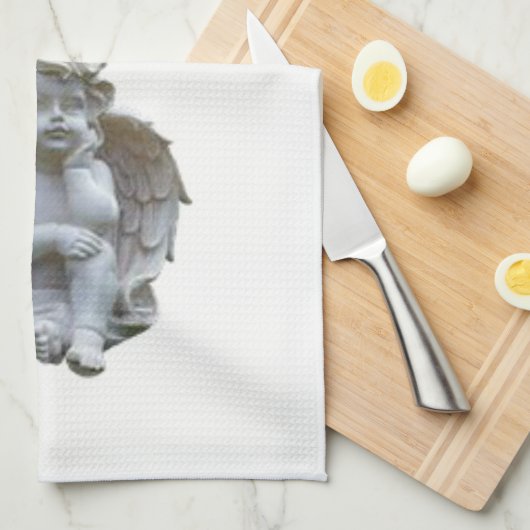 St. Patrick's Day Kitchen Handtuchhalter Angel Geschirrtuch (Viertel Falte)