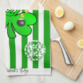 St Patrick's Day Kitchen Handtuchhandtuch Kleeblat Geschirrtuch (Viertel Falte)